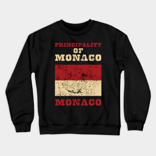 Flag of Monaco Crewneck Sweatshirt